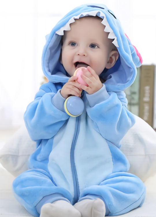 Pyjamas enfant Stitch bleu ciel