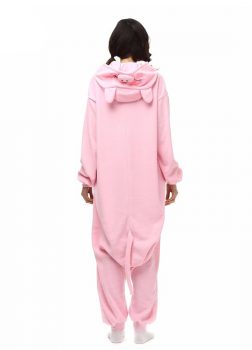 Pyjama Combinaison Cochon Vue De Dos