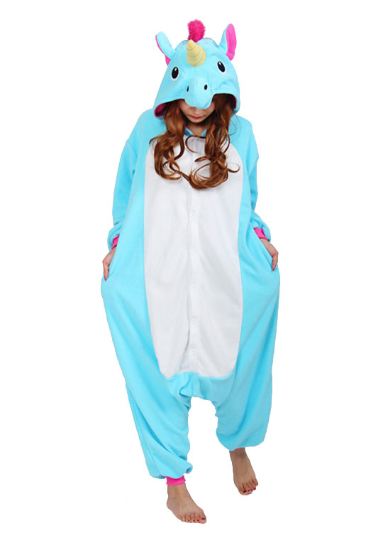 Pyjama Licorne Bleu ® LA combinaison Kigurumi de 2024 pas Cher